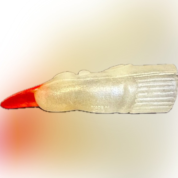 VTG WITCH FINGER RED NAIL WHITE CLEAR HALLOWEEN COSTUME DRESS UP FAUX MANICURE - Picture 2 of 8